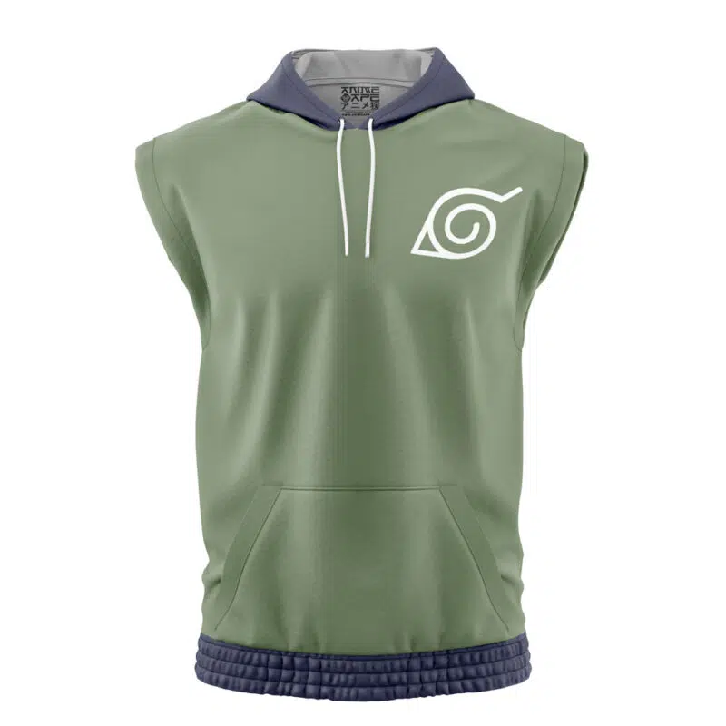 Konoha Jonin Shippuden Sleeveless Hoodie