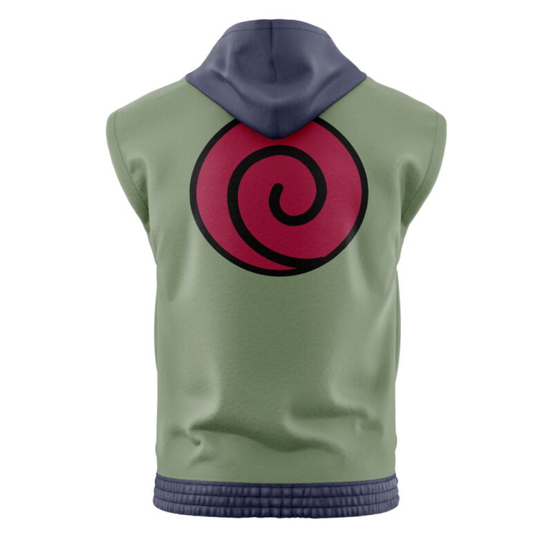 Konoha Jonin Shippuden Sleeveless Hoodie - Image 2