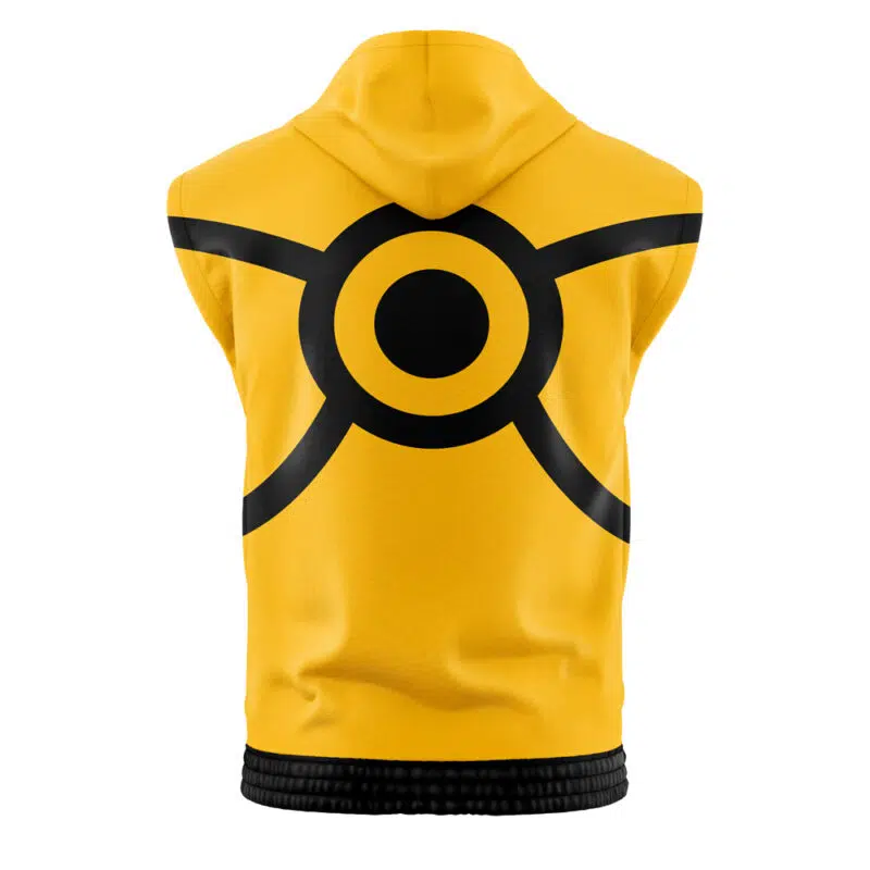 Kurama Link Mode Shippuden Sleeveless Hoodie - Image 2