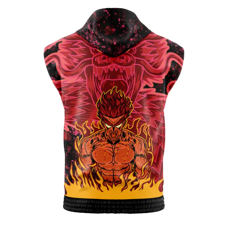 Might Guy 8th Gate Shippuden Sleeveless Hoodie