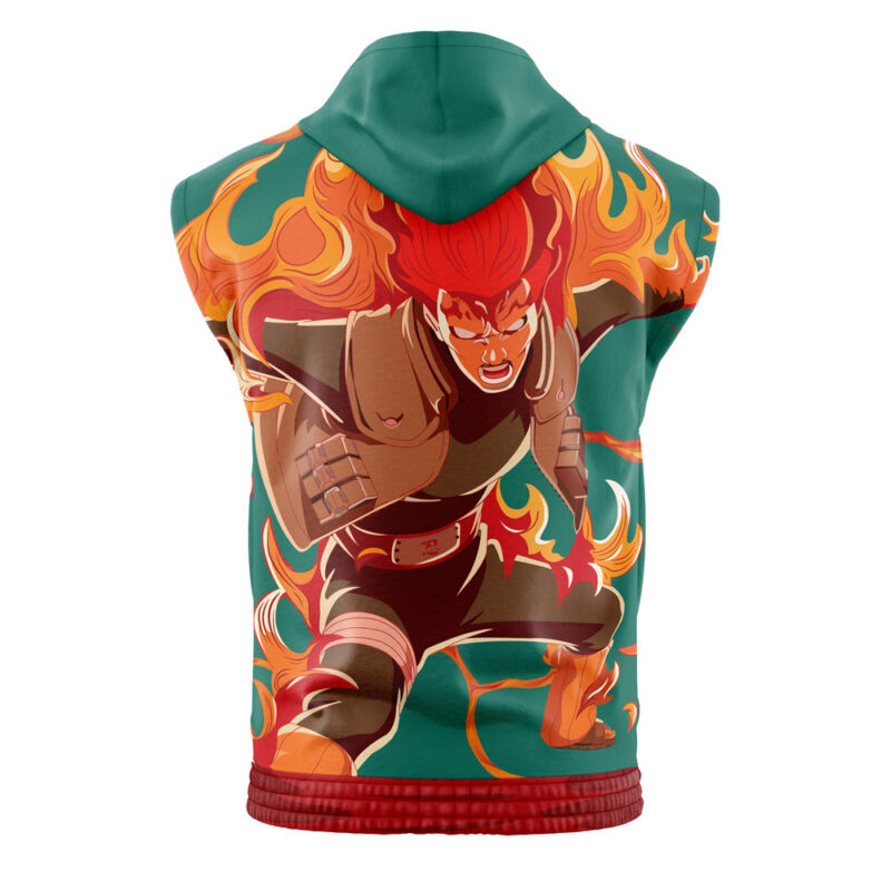 Might Guy 8th Gate V2 Shippuden Sleeveless Hoodie