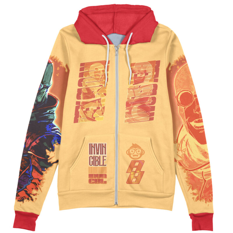 Rex Splode Invincible Streetwear Zip Hoodie Jacket - Image 2