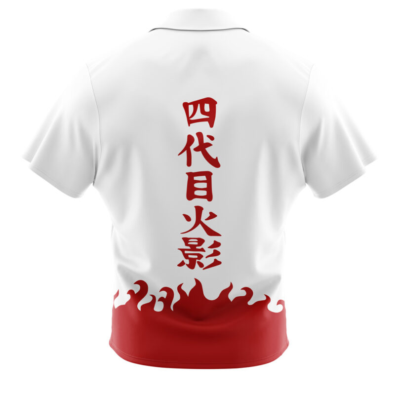 4th Hokage Shippuden Button Up Hawaiian Shirt