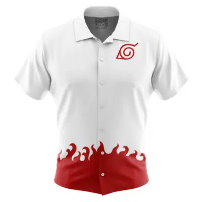 4th Hokage Shippuden Button Up Hawaiian Shirt
