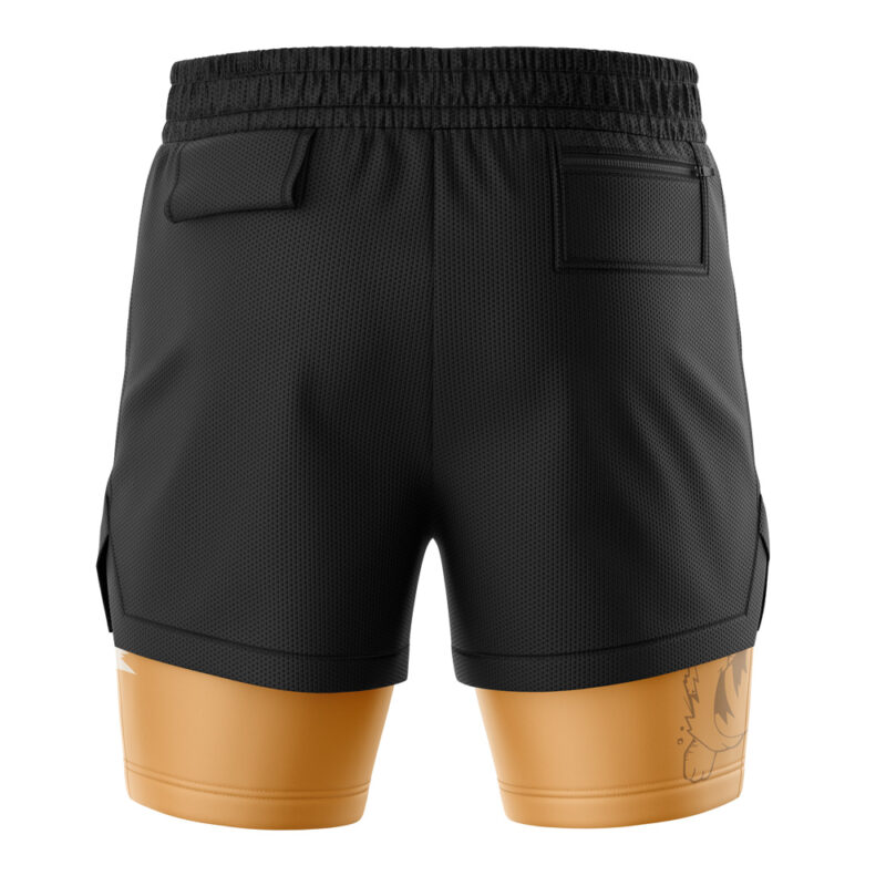 Arcanine Pokemon 2-in-1 Performance Shorts