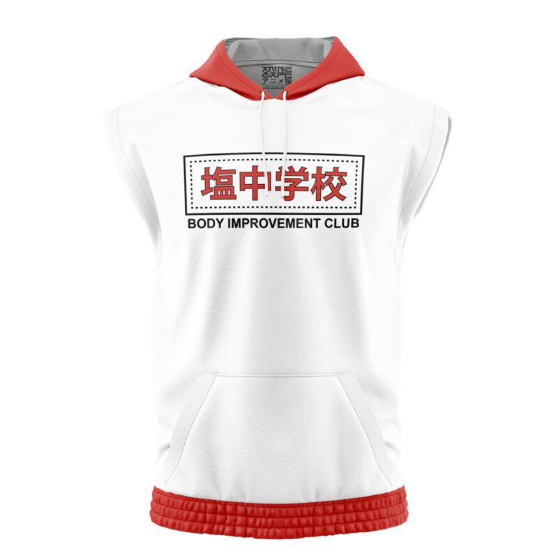 Body Improvement Mob Psycho 100 Sleeveless Hoodie