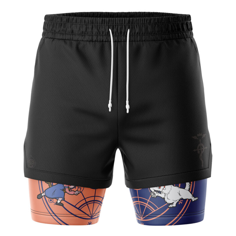 Chimera Nina V2 Fullmetal Alchemist 2-in-1 Performance Shorts - Image 2