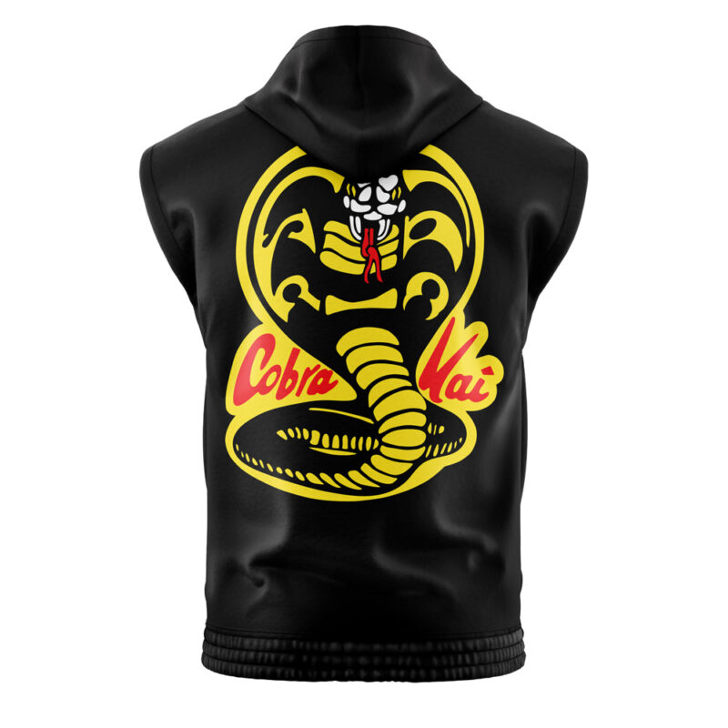 Cobra Kai Sleeveless Hoodie - Image 2