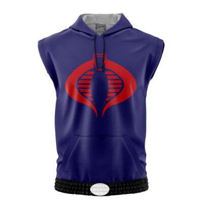 Cobra Trooper V2 Cartoon GI Joe Sleeveless Hoodie