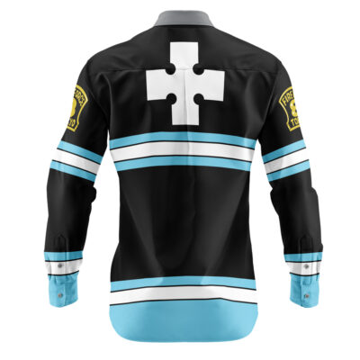 Company 8 Fire Force Long Sleeve Button Up Shirt