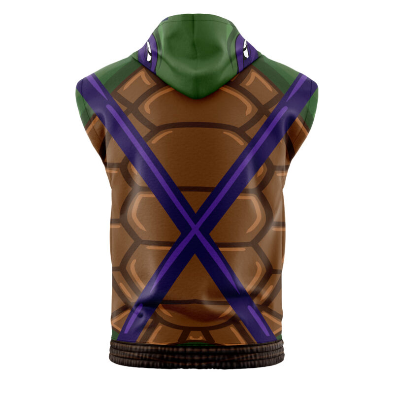Donatello Teenage Mutant Ninja Turtles Sleeveless Hoodie - Image 2