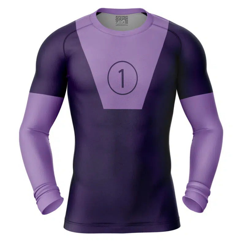 Duplikate Invincible Long Sleeve Rash Guard Compression Shirt