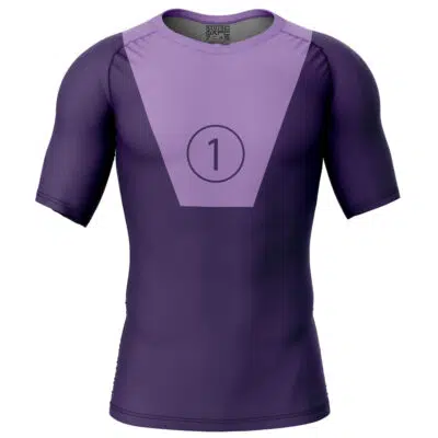 Duplikate Invincible Short Sleeve Rash Guard Compression Shirt