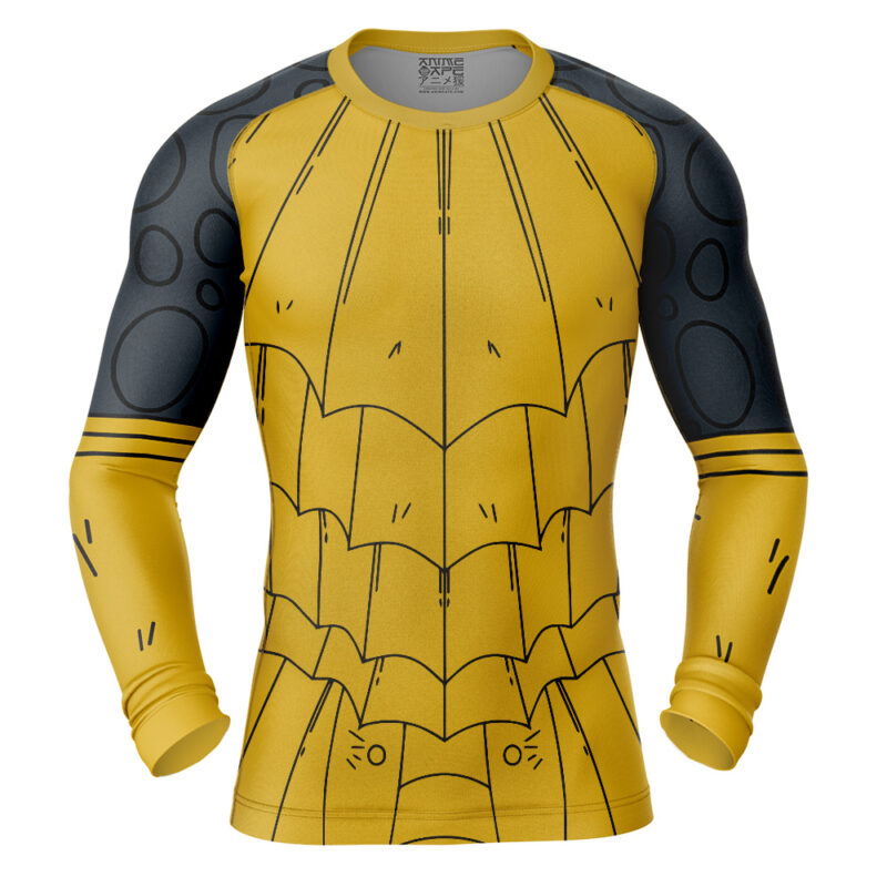 Escanor Armor Seven Deadly Sins Long Sleeve Rash Guard Compression Shirt