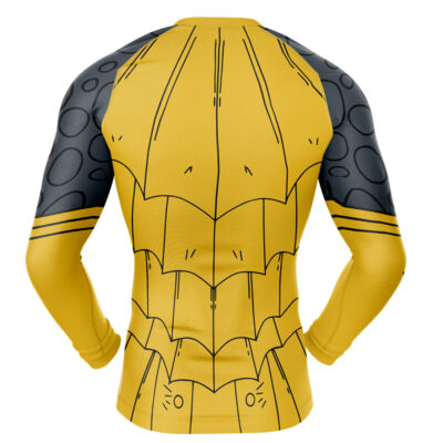 Escanor Armor Seven Deadly Sins Long Sleeve Rash Guard Compression Shirt