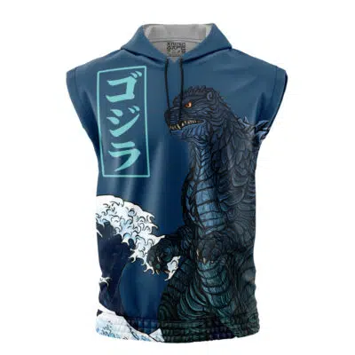 Godzilla Sleeveless Hoodie