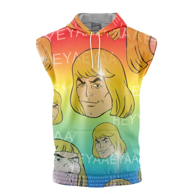 HEYYEYAA He-Man Masters of the Universe Sleeveless Hoodie