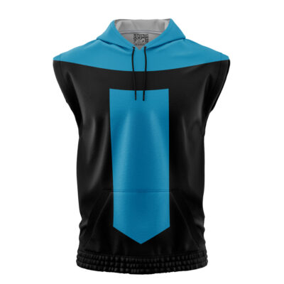 Invincible Blue Invincible Sleeveless Hoodie