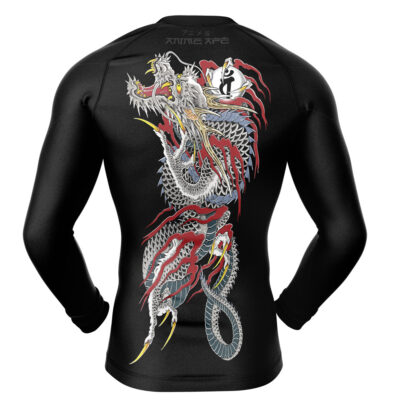 Kazuma Kiryu Tattoo Like A Dragon Long Sleeve Rash Guard Compression Shirt