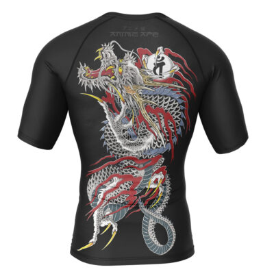 Kazuma Kiryu Tattoo Like A Dragon Short Sleeve Rash Guard Compression Shirt