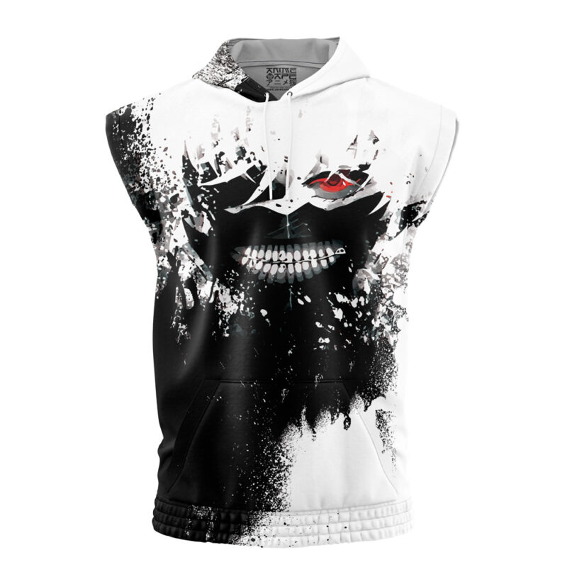 Ken Kaneki Tokyo Ghoul Sleeveless Hoodie