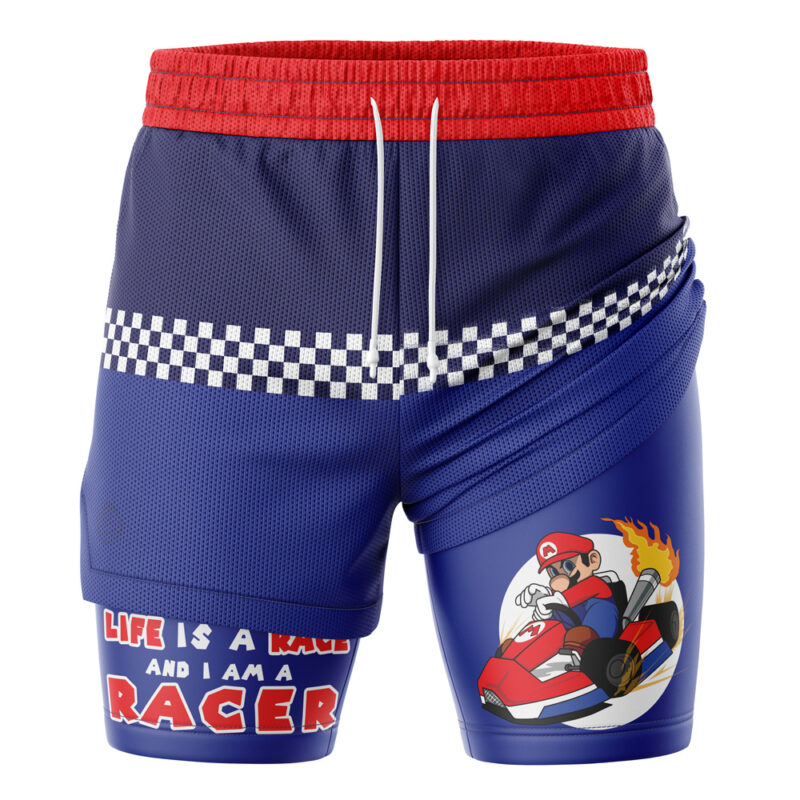 Mario Kart Racer Super Mario Bros 2-in-1 Performance Shorts