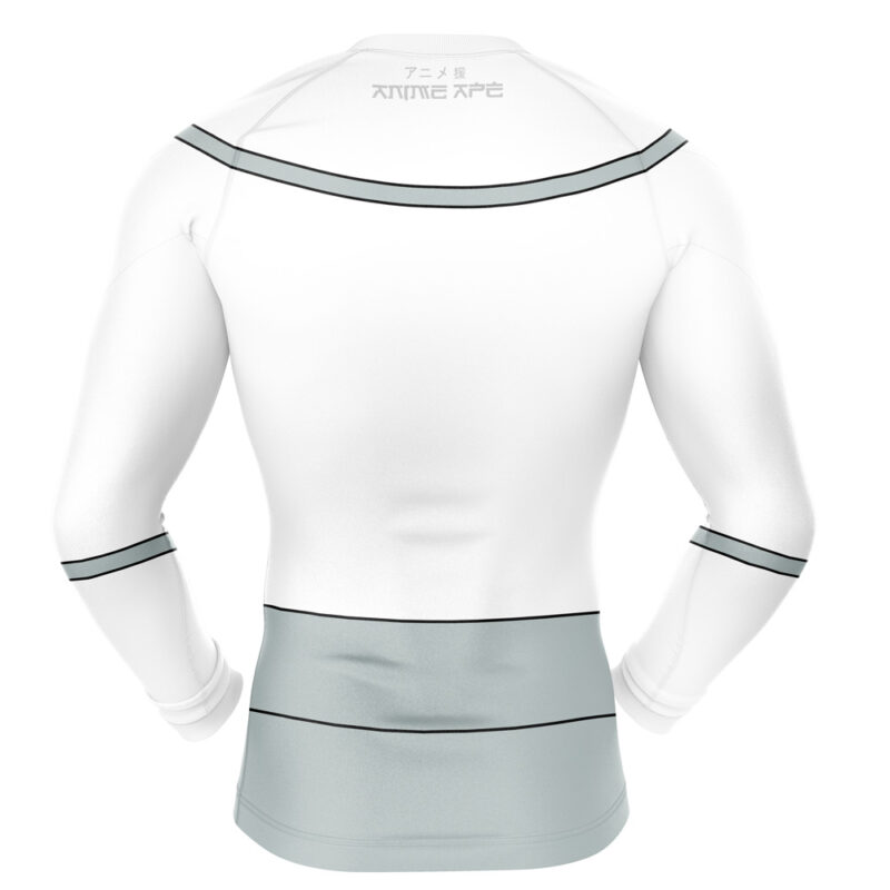 Mustache Mark Viltrumite Invincible Long Sleeve Rash Guard Compression Shirt