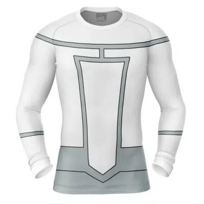 Mustache Mark Viltrumite Invincible Long Sleeve Rash Guard Compression Shirt