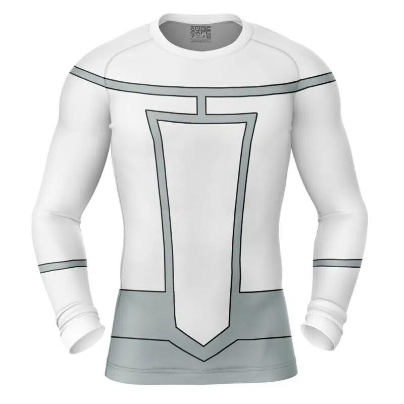 Mustache Mark Viltrumite Invincible Long Sleeve Rash Guard Compression Shirt