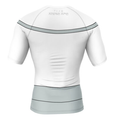 Mustache Mark Viltrumite Invincible Short Sleeve Rash Guard Compression Shirt