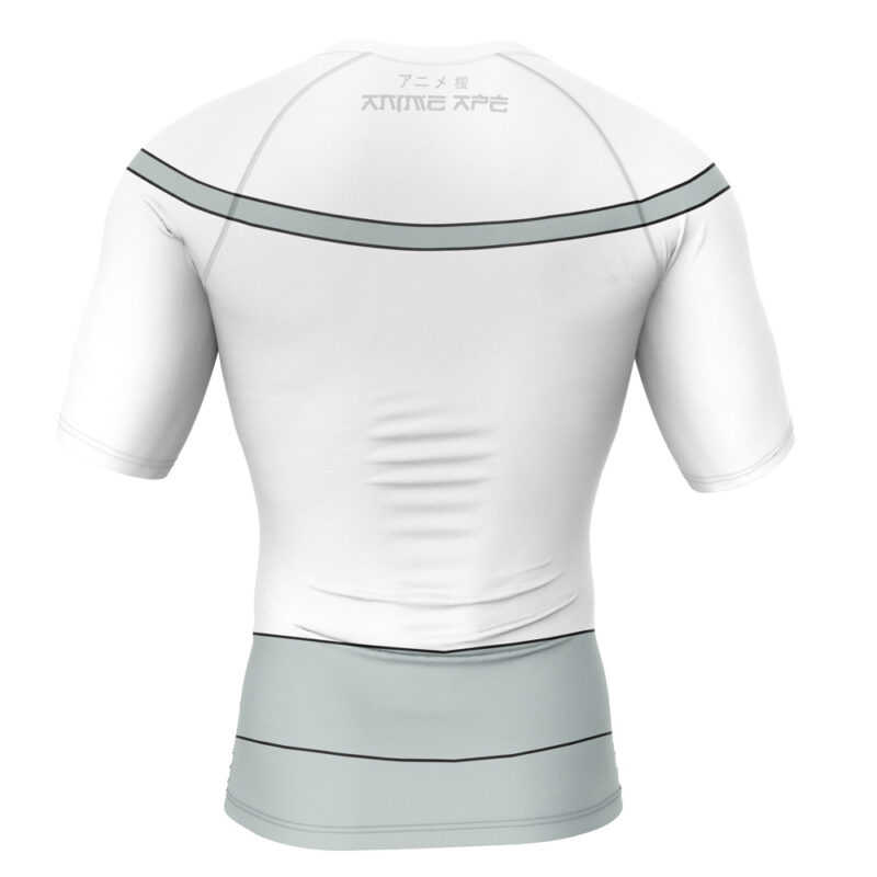 Mustache Mark Viltrumite Invincible Short Sleeve Rash Guard Compression Shirt