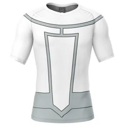 Mustache Mark Viltrumite Invincible Short Sleeve Rash Guard Compression Shirt