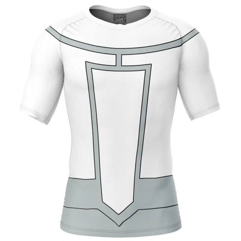 Mustache Mark Viltrumite Invincible Short Sleeve Rash Guard Compression Shirt