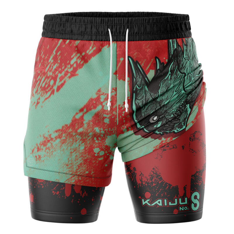New Monster Shonen Kaiju No. 8 2-in-1 Performance Shorts - Image 3
