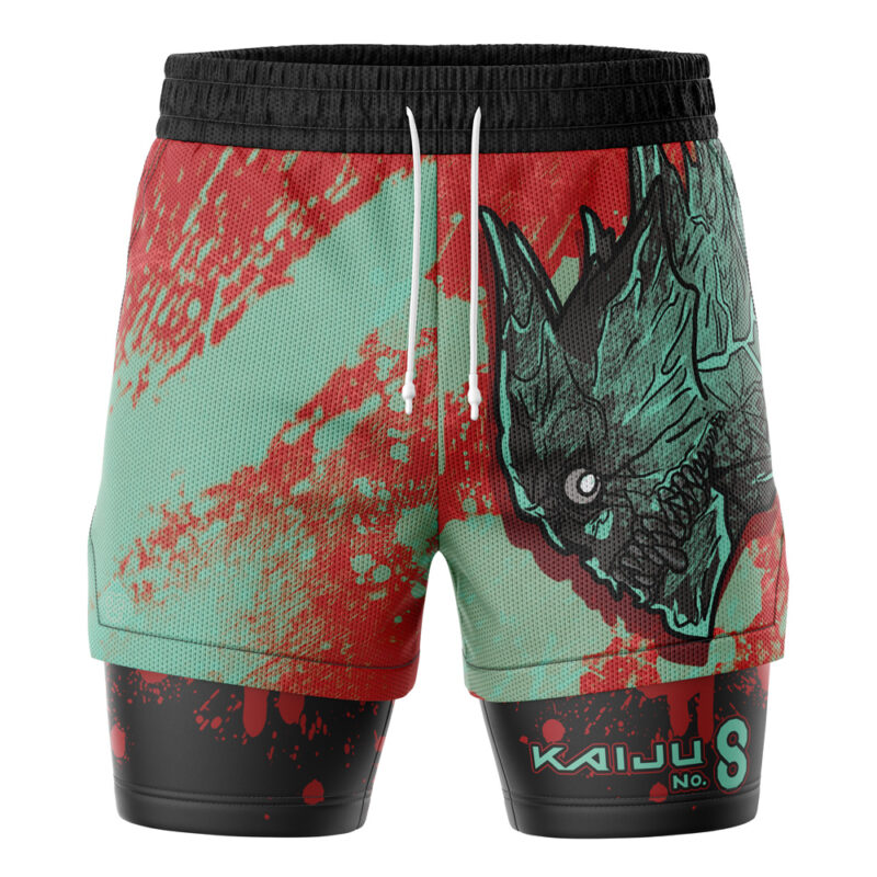 New Monster Shonen Kaiju No. 8 2-in-1 Performance Shorts - Image 2