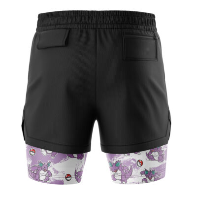 Nidoking Pokemon 2-in-1 Performance Shorts
