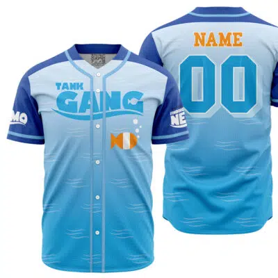 Personalized Nemo Finding Nemo V1 Disney Baseball Jersey