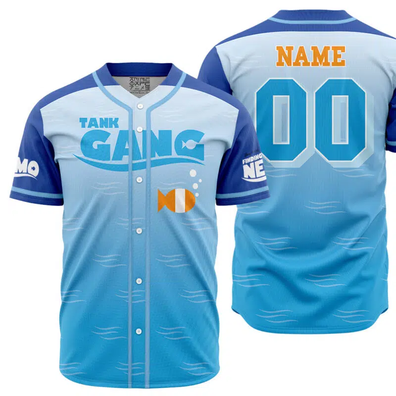 Personalized Nemo Finding Nemo V1 Disney Baseball Jersey