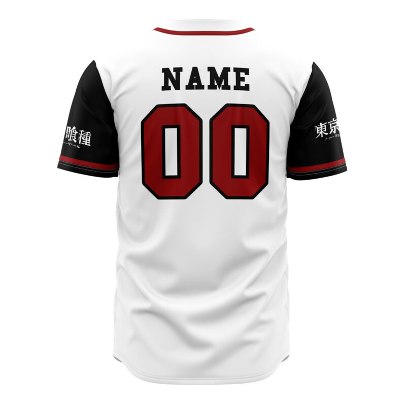Personalized One Eyed Ghoul Tokyo Ghoul Baseball Jersey - Image 3