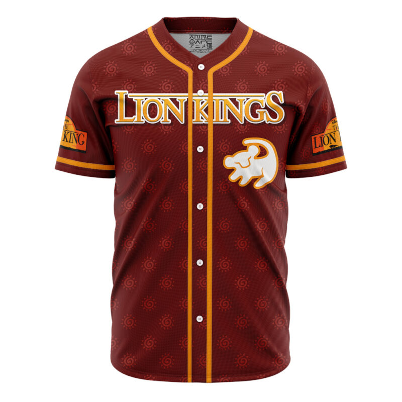 Personalized Simba Lion King V2 Disney Baseball Jersey