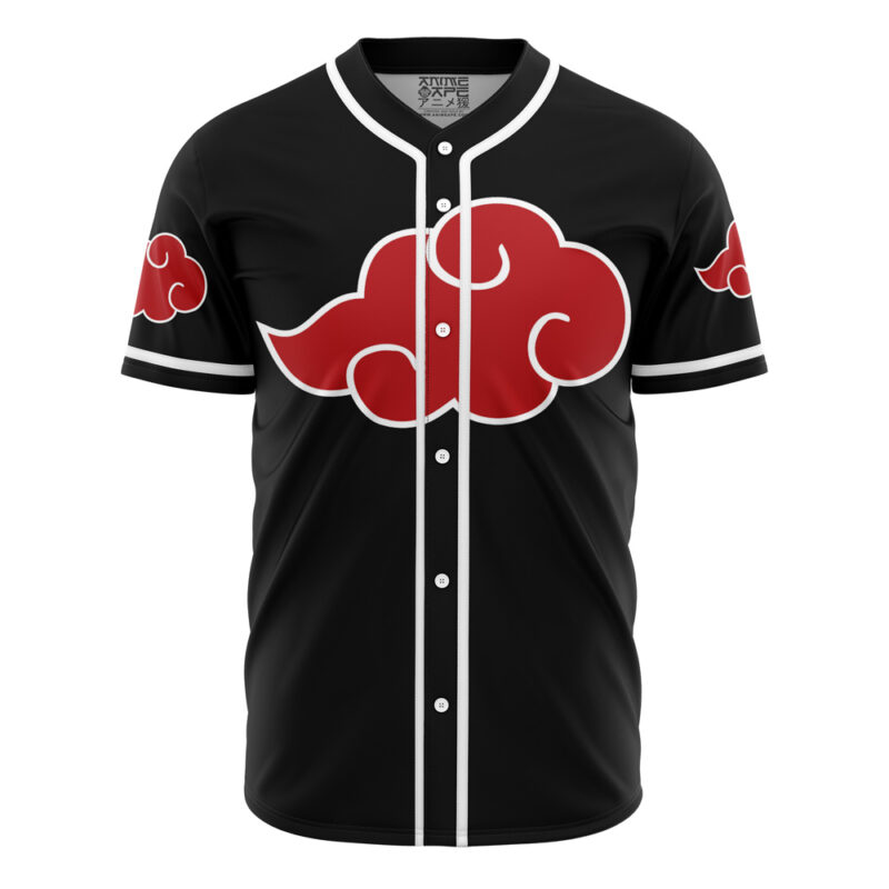 Personalized Akatsuki Cloud Shippuden Baseball Jersey - Image 2
