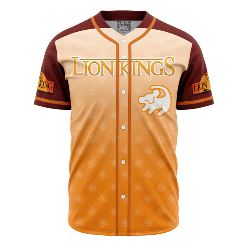 Personalized Simba Lion King V1 Disney Baseball Jersey