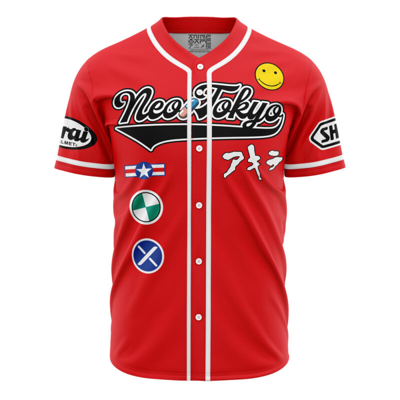 Personalized Neo Tokyo Akira Baseball Jersey - Image 2