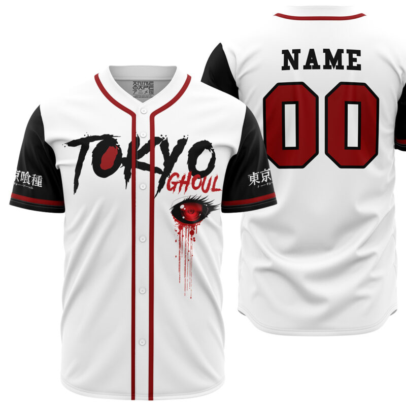 Personalized One Eyed Ghoul Tokyo Ghoul Baseball Jersey