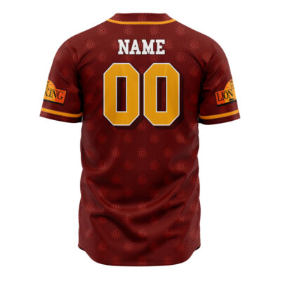 Personalized Simba Lion King V2 Disney Baseball Jersey