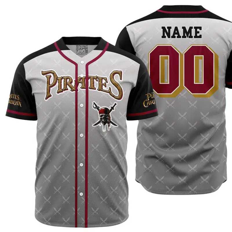 Personalized Pirates of the Caribbean V1 Disney Baseball Jersey