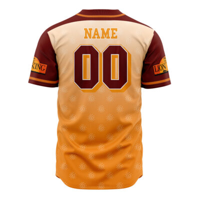 Personalized Simba Lion King V1 Disney Baseball Jersey
