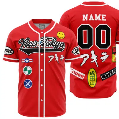 Personalized Neo Tokyo Akira Baseball Jersey