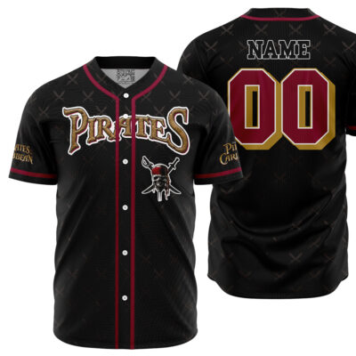 Personalized Pirates of the Caribbean V2 Disney Baseball Jersey