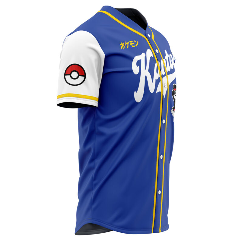 Personalized Kanto Trainer Pokemon Baseball Jersey - Image 4